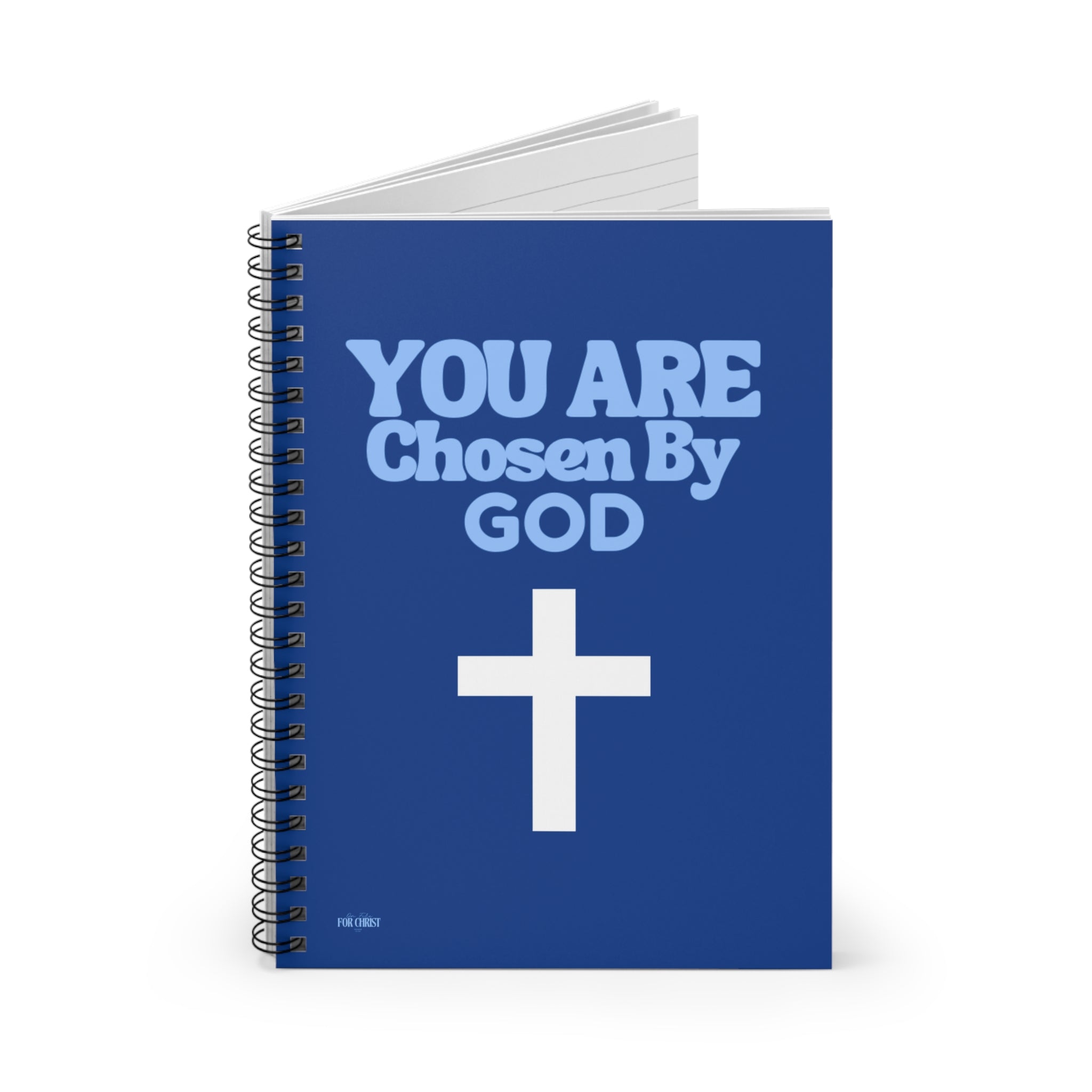 You Are Chosen By God Spiral Notebook — Christian Journal with Cross (Ruled)