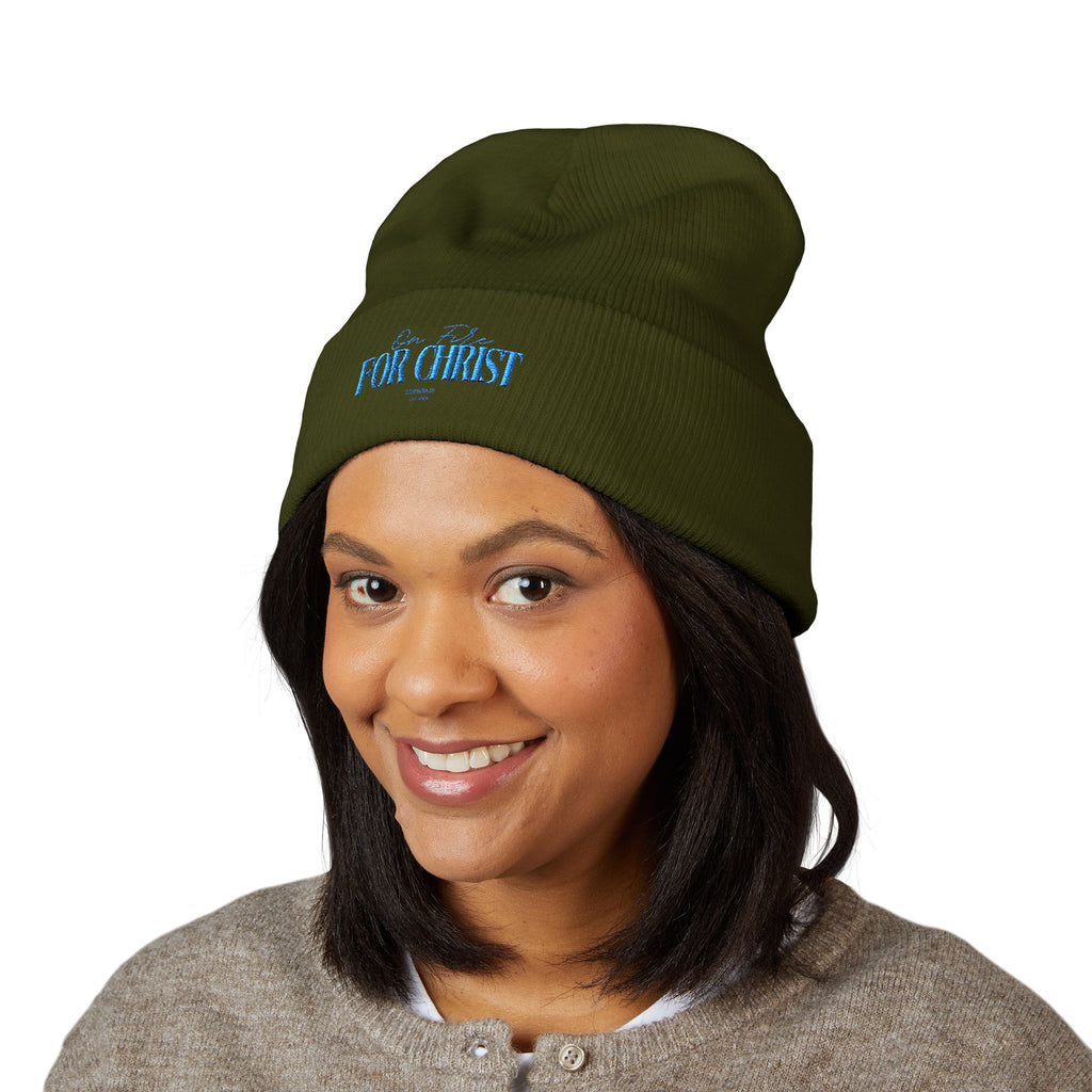 "On Fire For Christ" Beanie