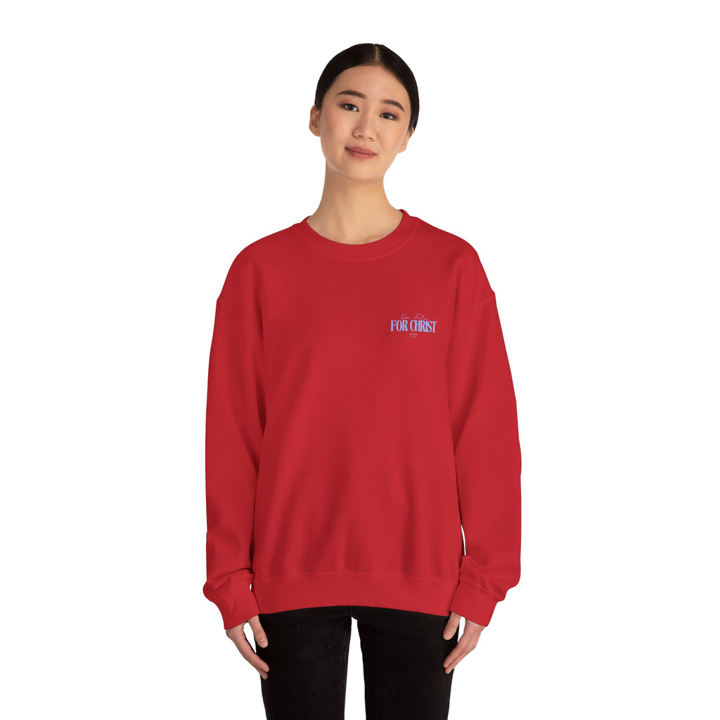 "You Are Chosen By God" Crewneck Sweatshirt – Inspirational Christian Faith Pullover