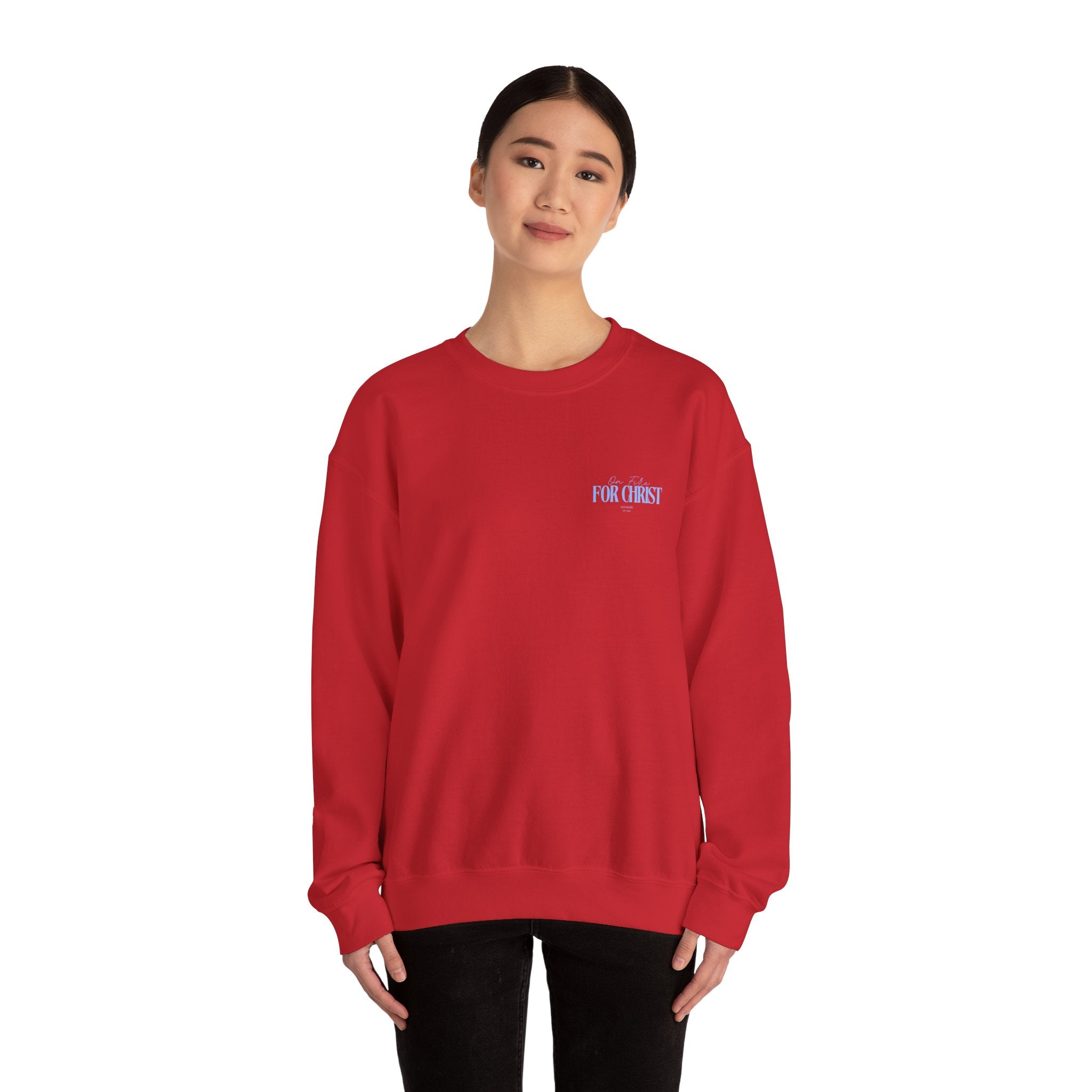 "You Are Chosen By God" Crewneck Sweatshirt – Inspirational Christian Faith Pullover