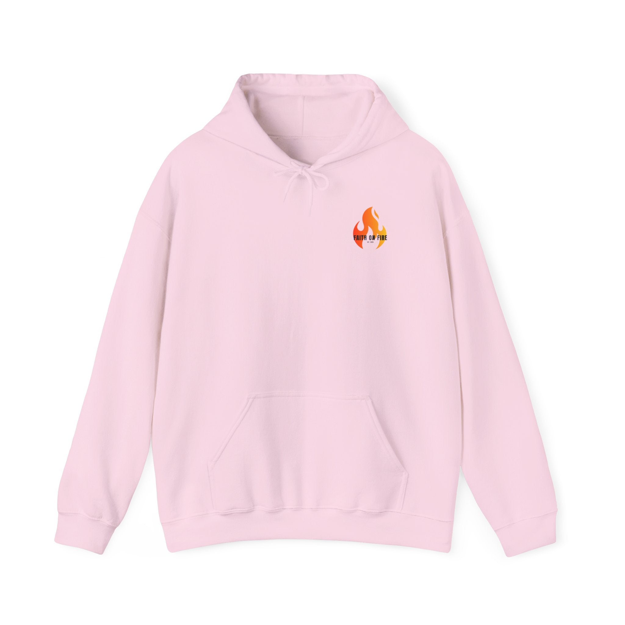 Faith On Fire Hooded Sweatshirt