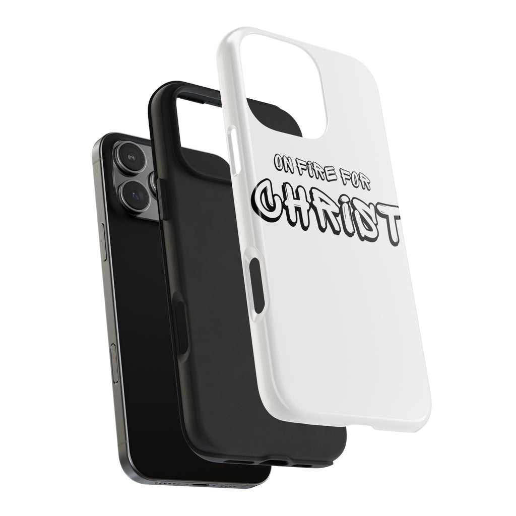 "On Fire For Christ" Phone Cases
