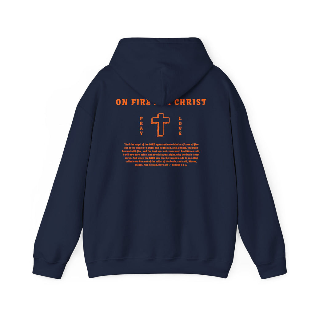 Faith On Fire Hooded Sweatshirt