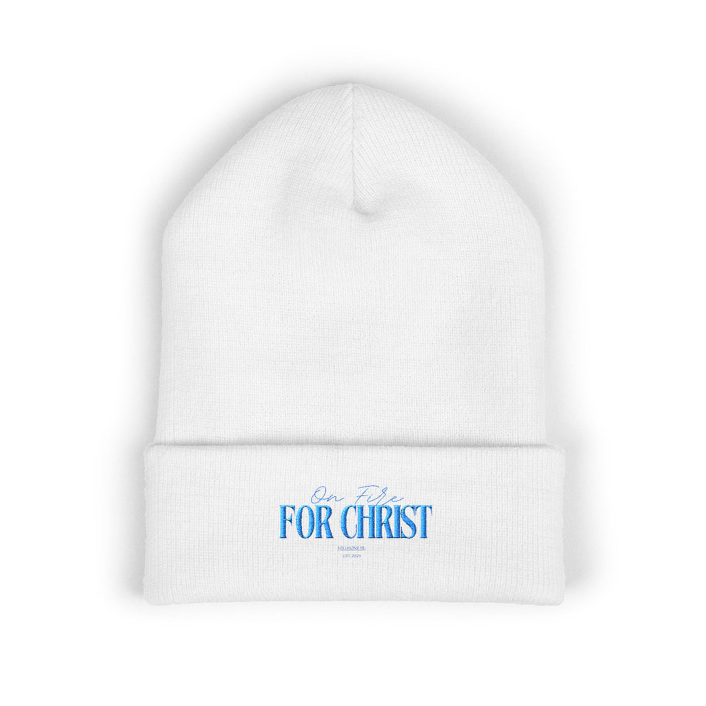 "On Fire For Christ" Beanie