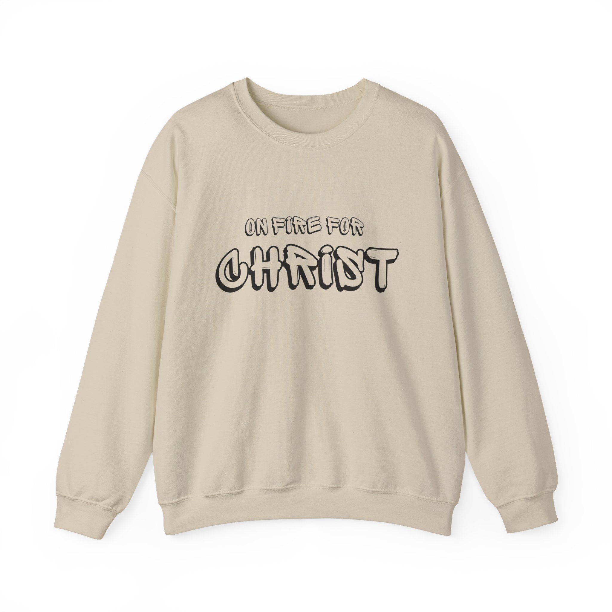 “On Fire for Christ” Crewneck