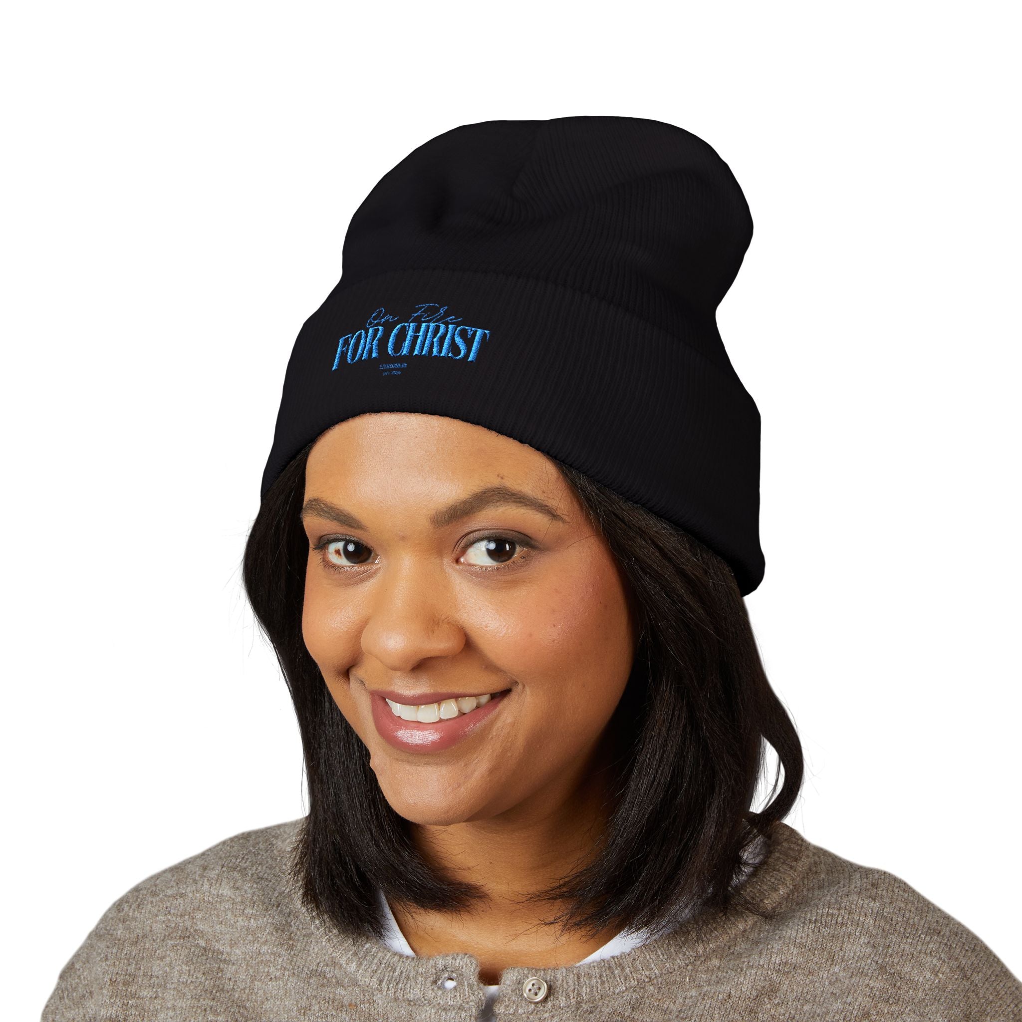 "On Fire For Christ" Beanie