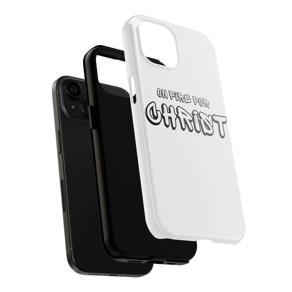 "On Fire For Christ" Phone Cases