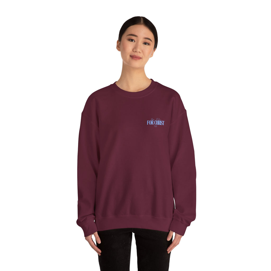 "You Are Chosen By God" Crewneck Sweatshirt – Inspirational Christian Faith Pullover