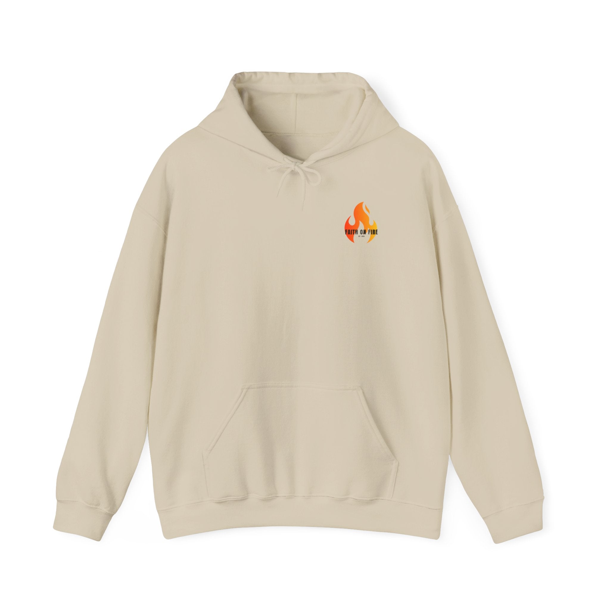 Faith On Fire Hooded Sweatshirt