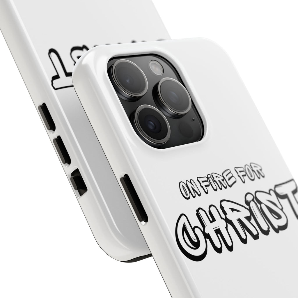 "On Fire For Christ" Phone Cases