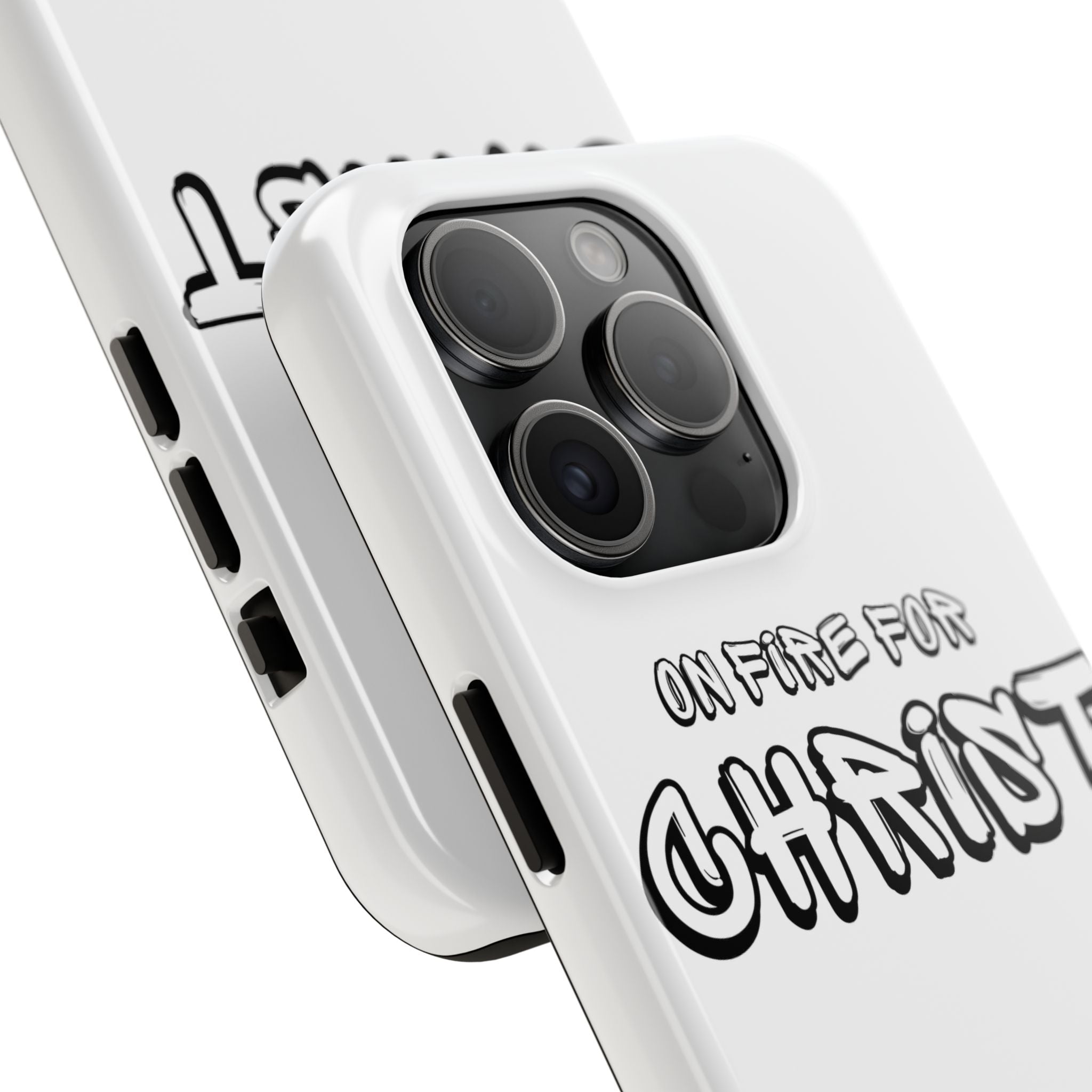"On Fire For Christ" Phone Cases