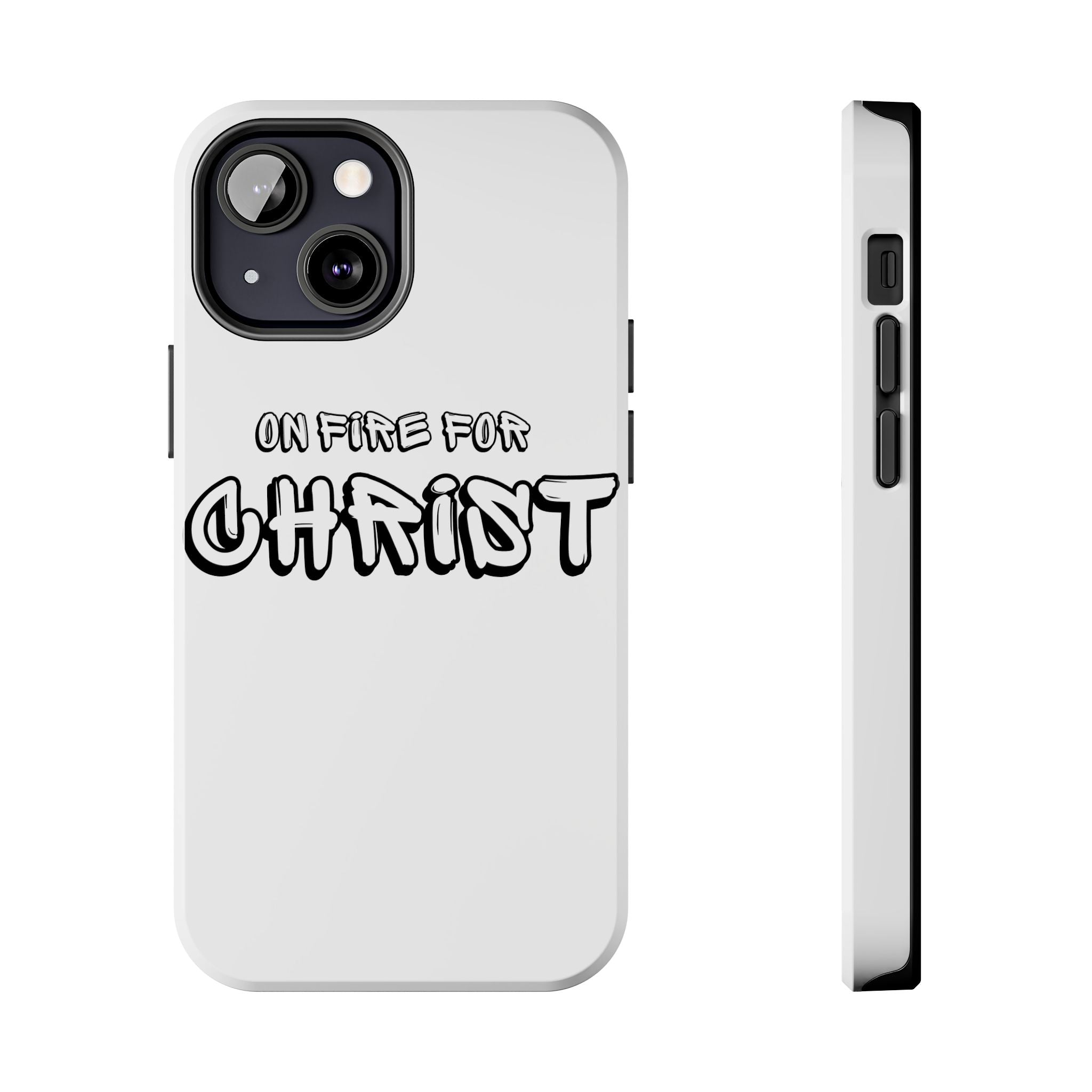 "On Fire For Christ" Phone Cases