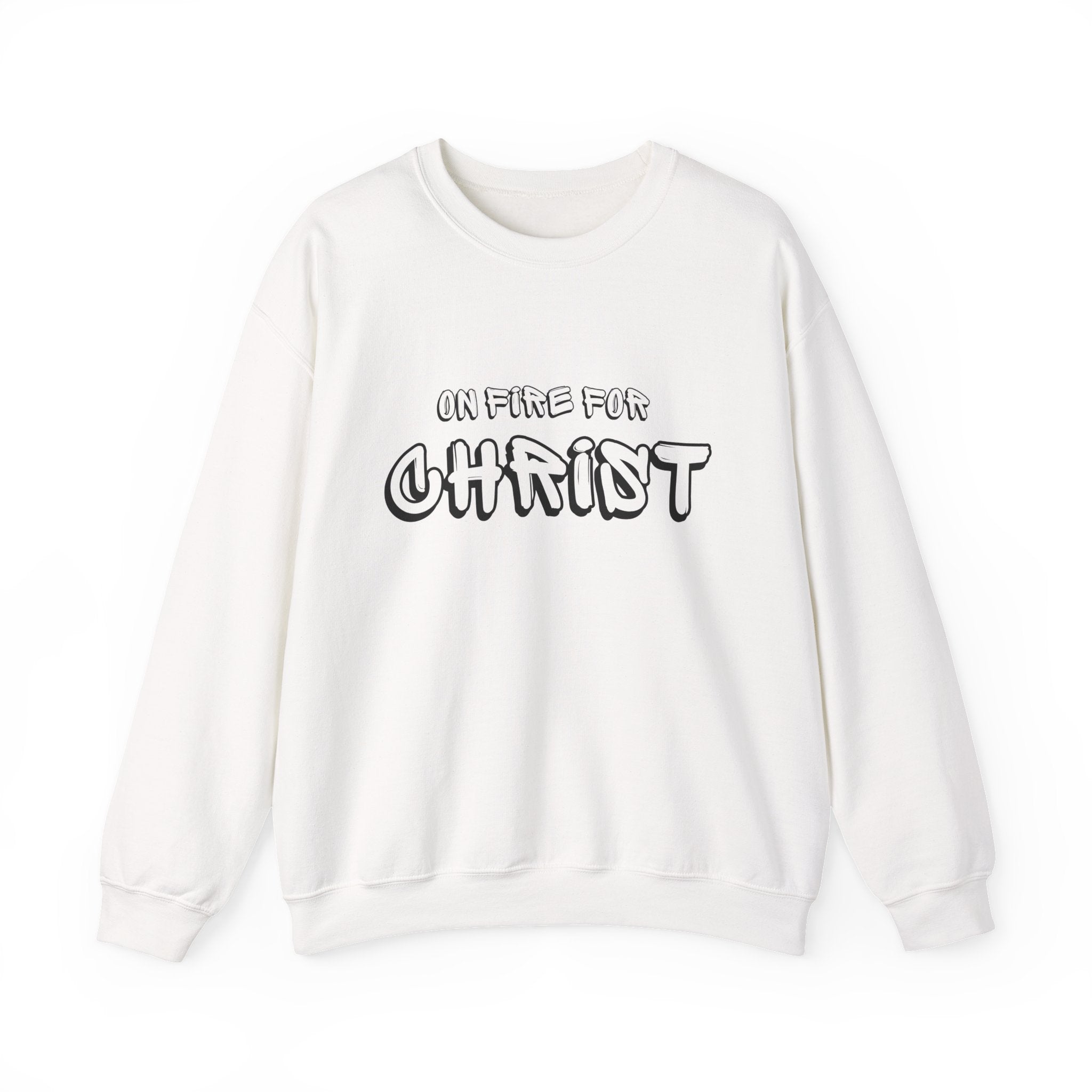 “On Fire for Christ” Crewneck