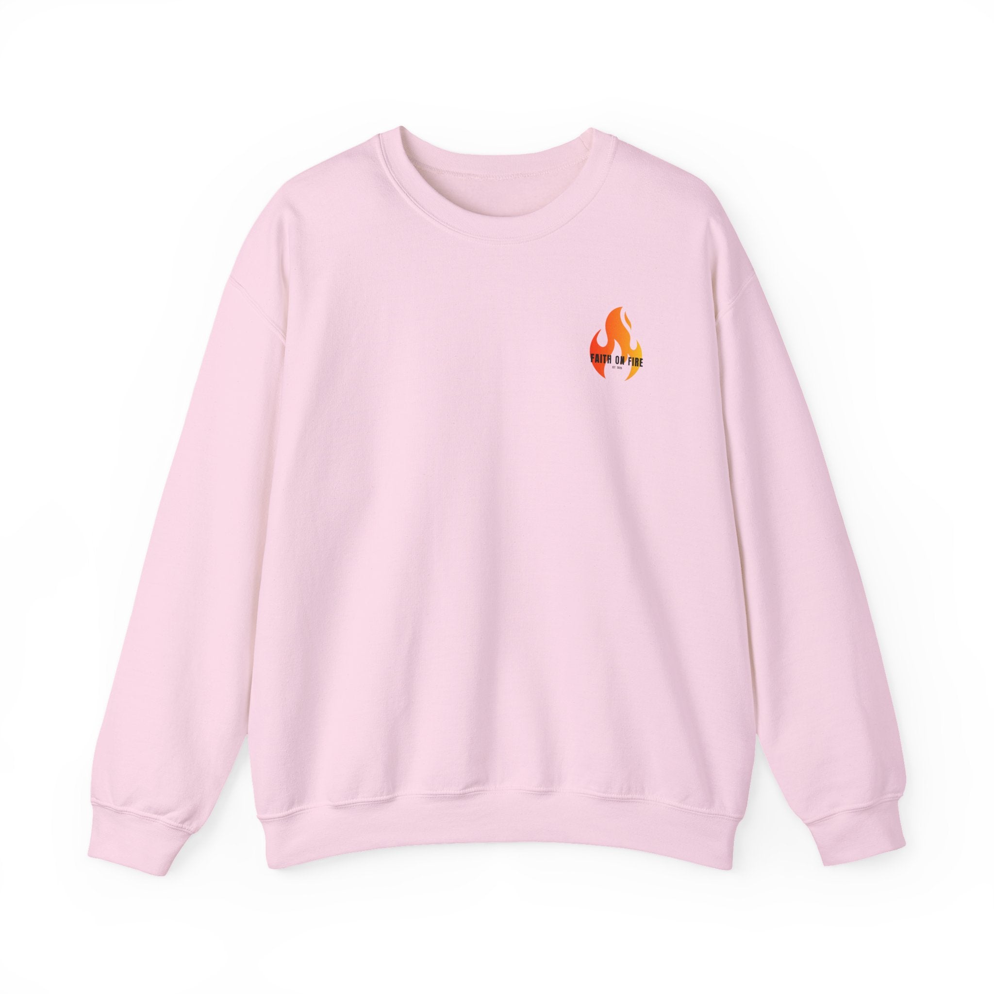 Faith On Fire Crewneck Sweatshirt