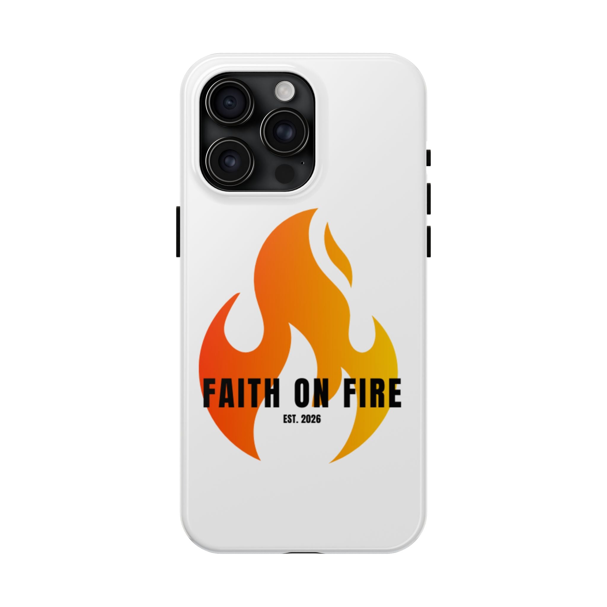 Faith on Fire Phone Case