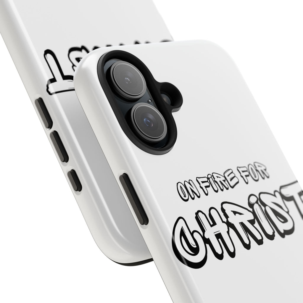 "On Fire For Christ" Phone Cases
