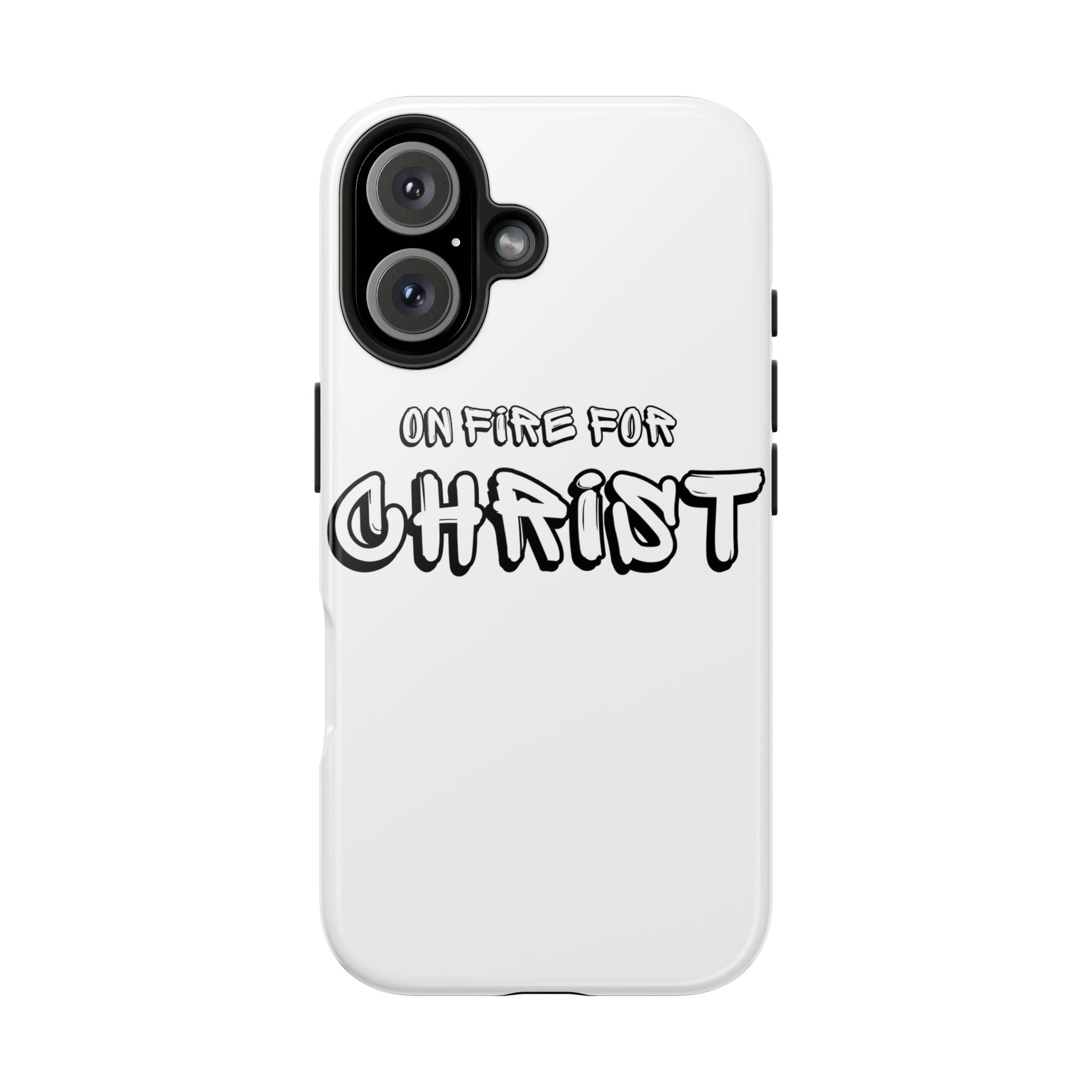 "On Fire For Christ" Phone Cases