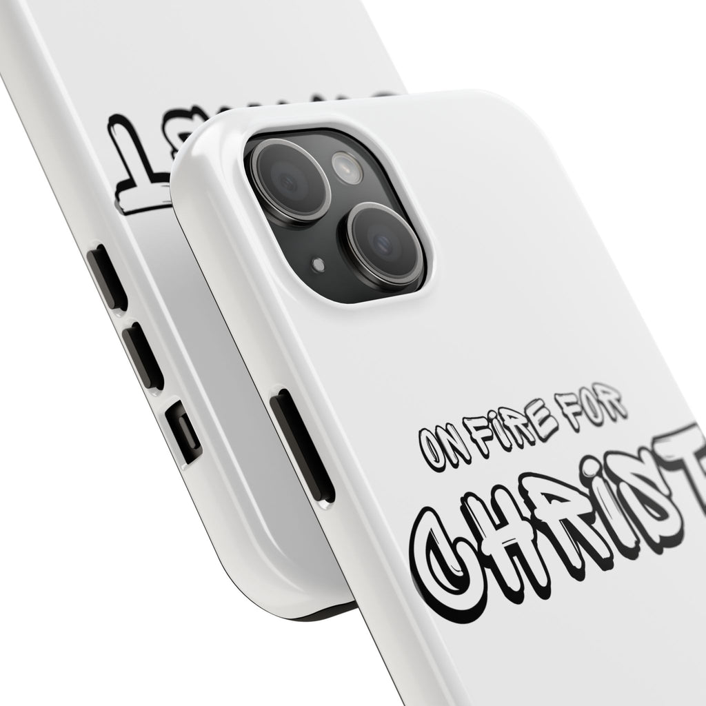 "On Fire For Christ" Phone Cases
