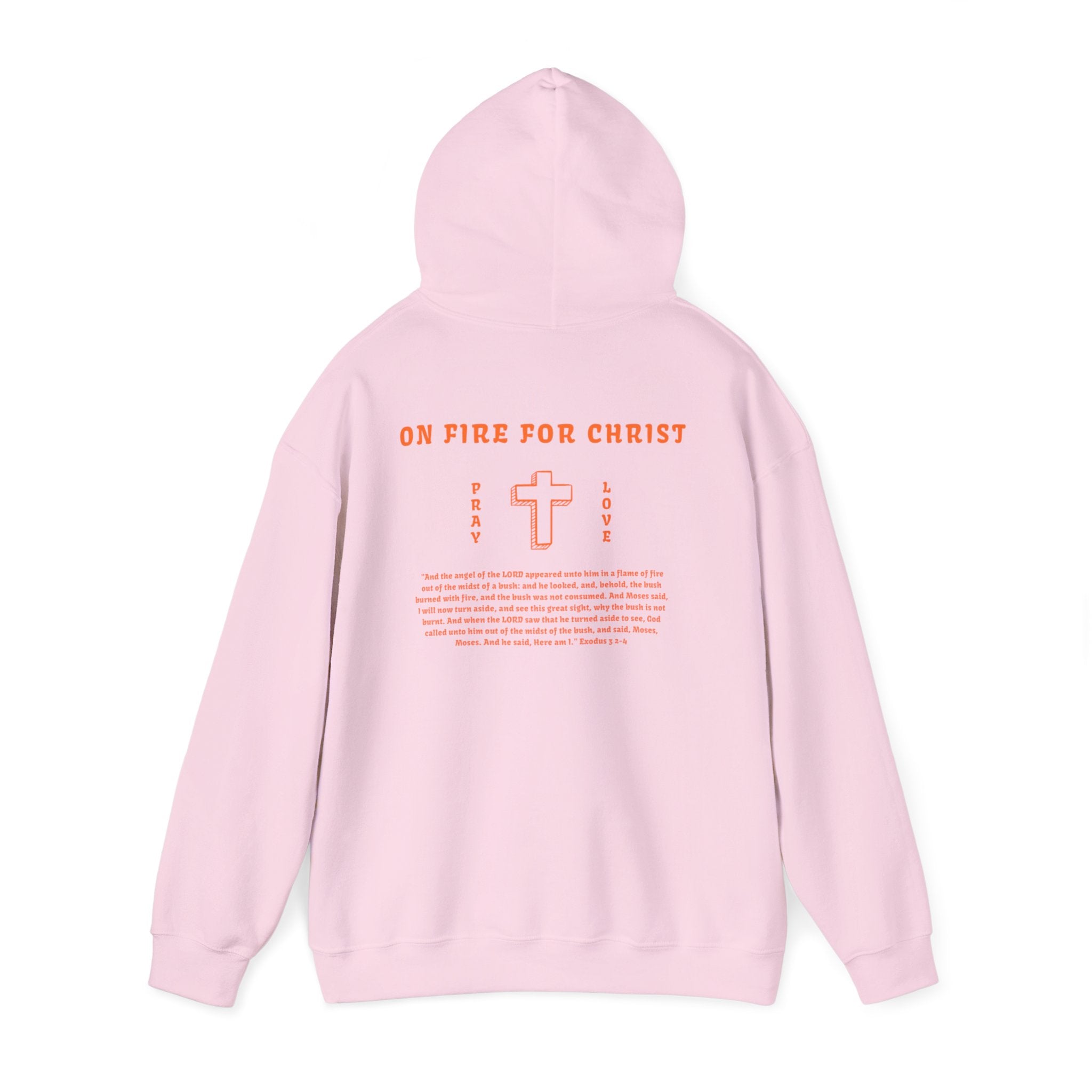 Faith On Fire Hooded Sweatshirt