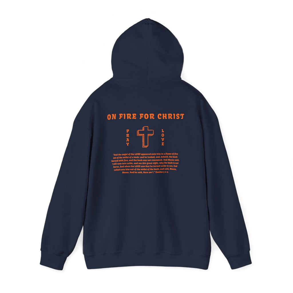 Faith On Fire Hooded Sweatshirt