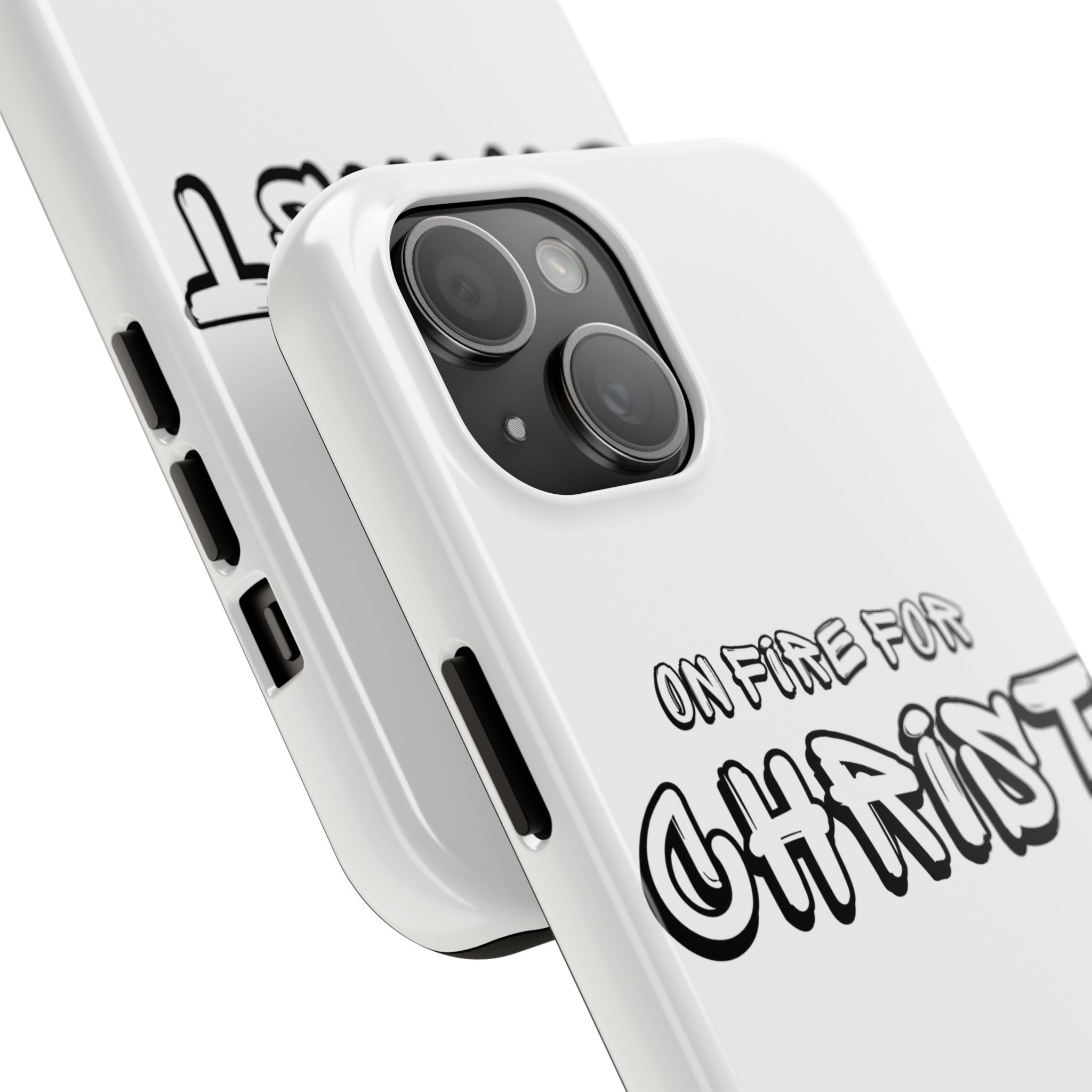 "On Fire For Christ" Phone Cases