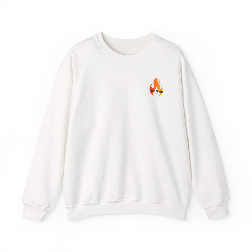 Faith On Fire Crewneck Sweatshirt