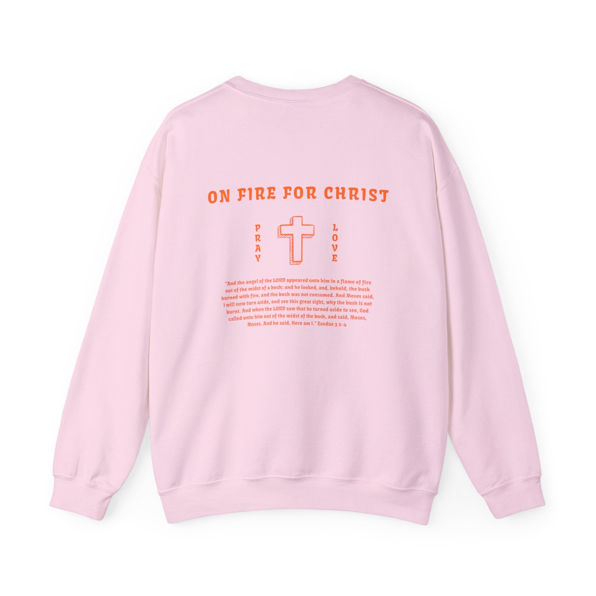 Faith On Fire Crewneck Sweatshirt