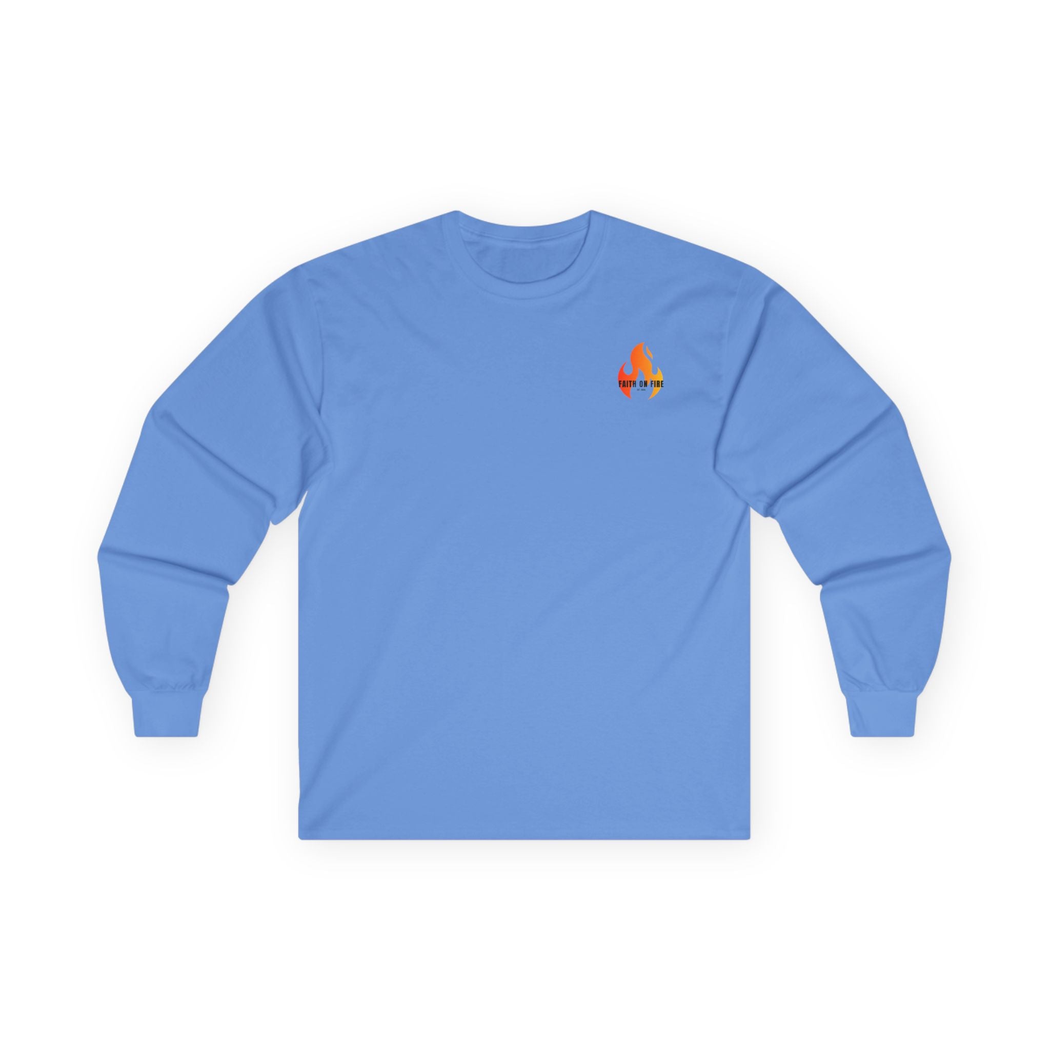 Faith On Fire long sleeve tee