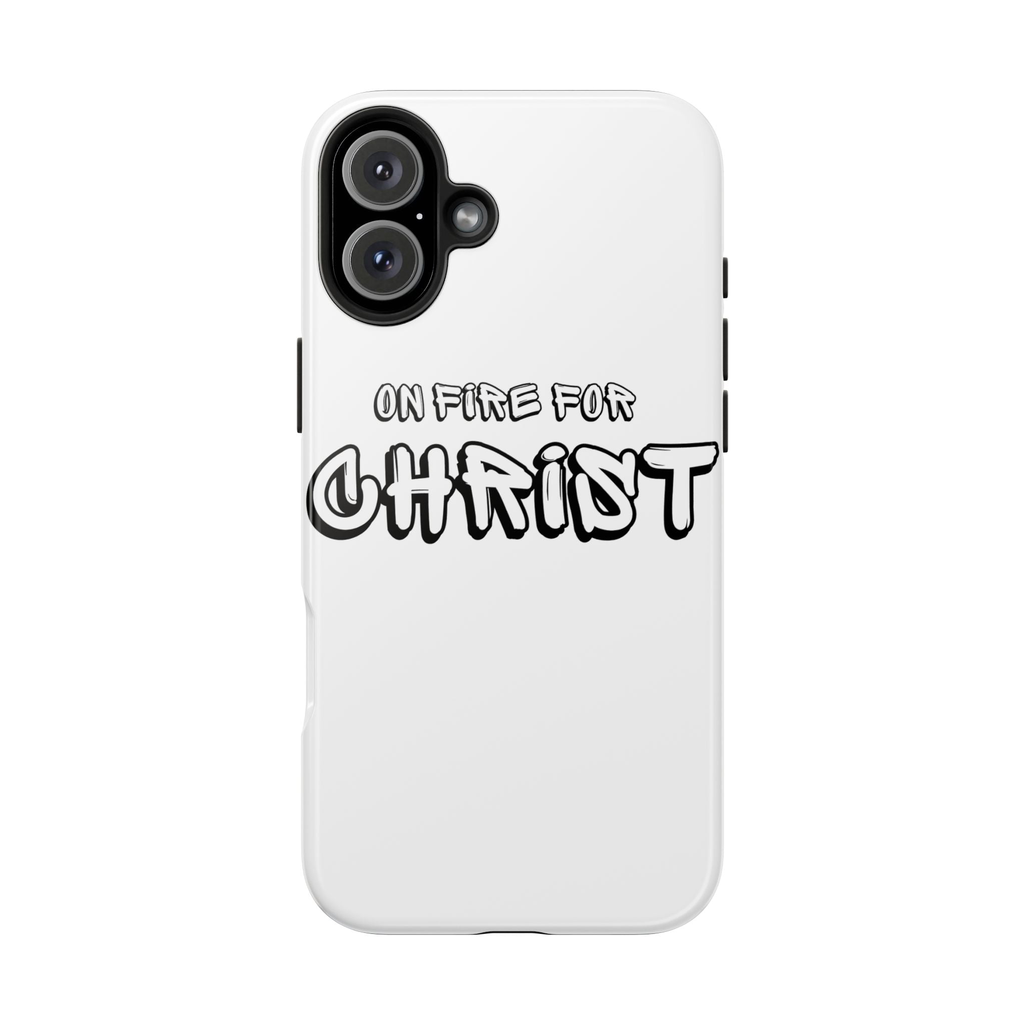 "On Fire For Christ" Phone Cases