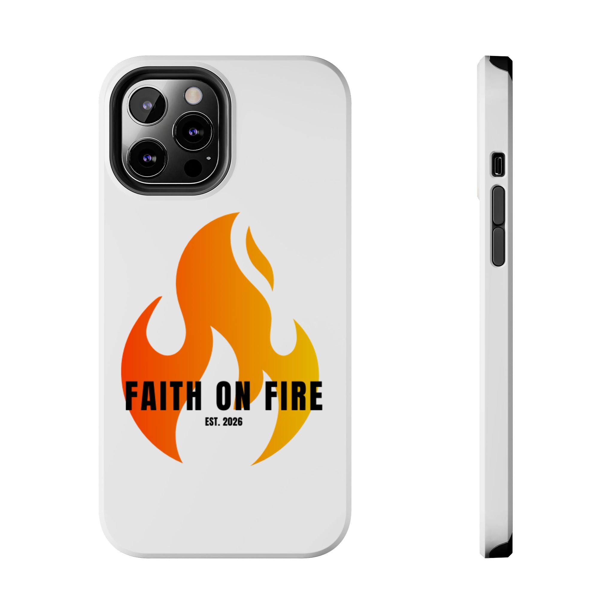 Faith on Fire Phone Case
