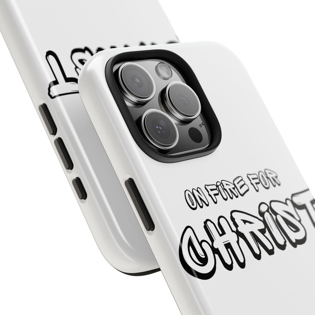 "On Fire For Christ" Phone Cases