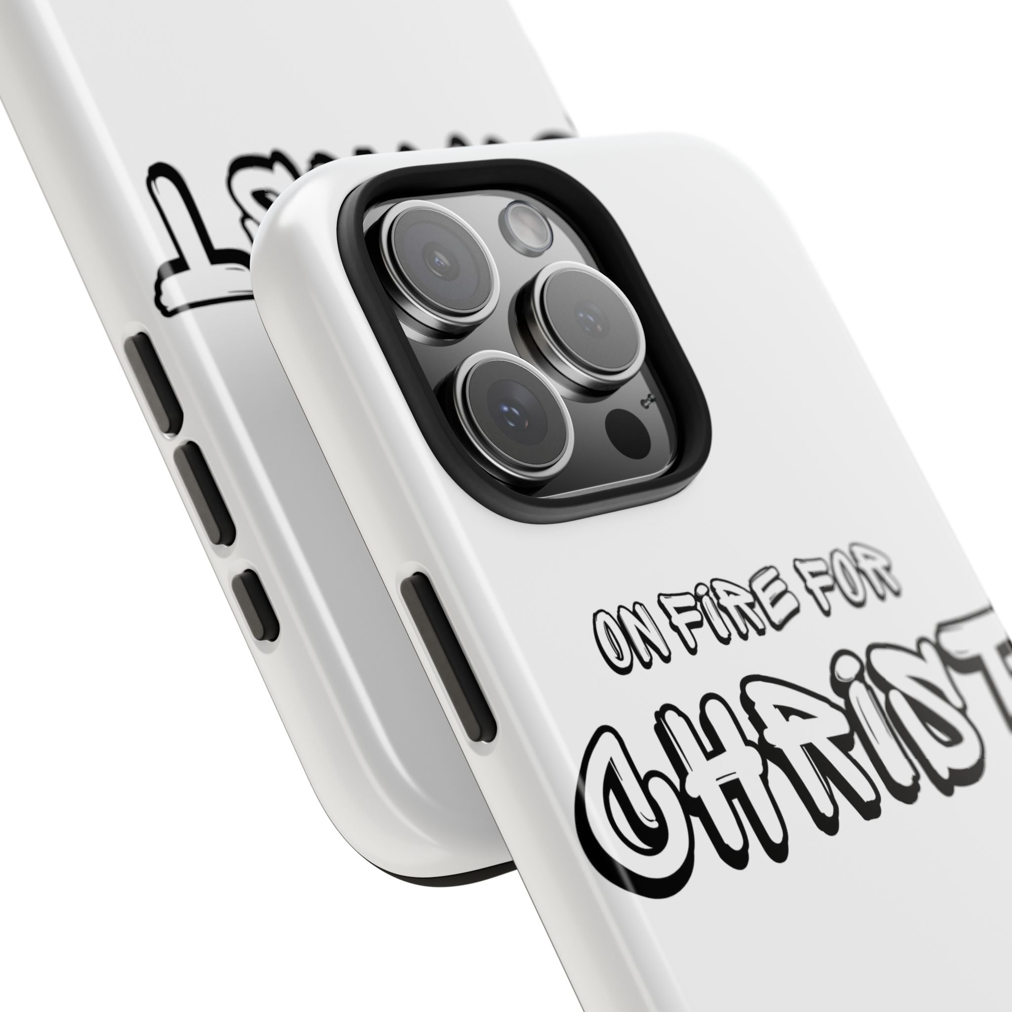 "On Fire For Christ" Phone Cases