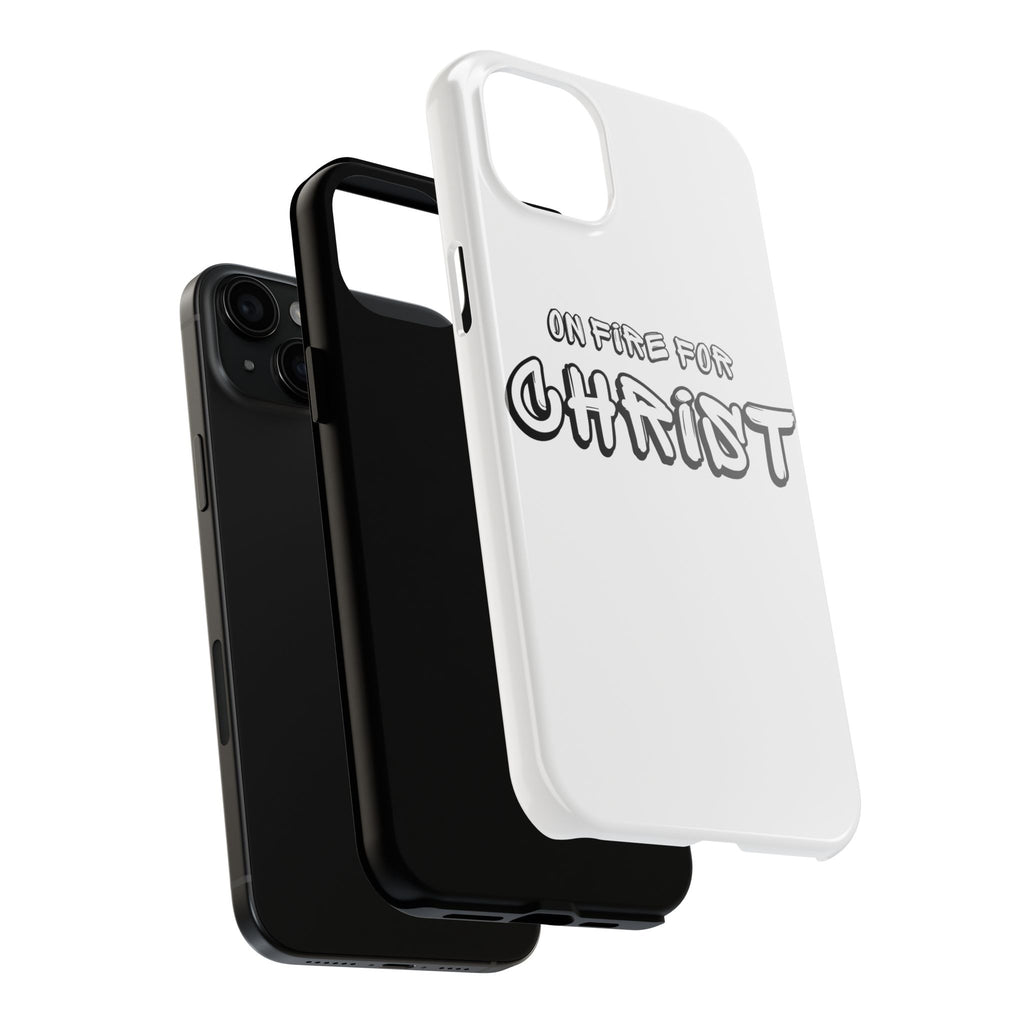 "On Fire For Christ" Phone Cases
