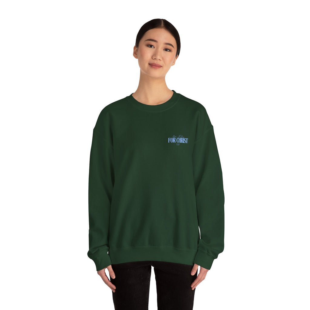 "You Are Chosen By God" Crewneck Sweatshirt – Inspirational Christian Faith Pullover