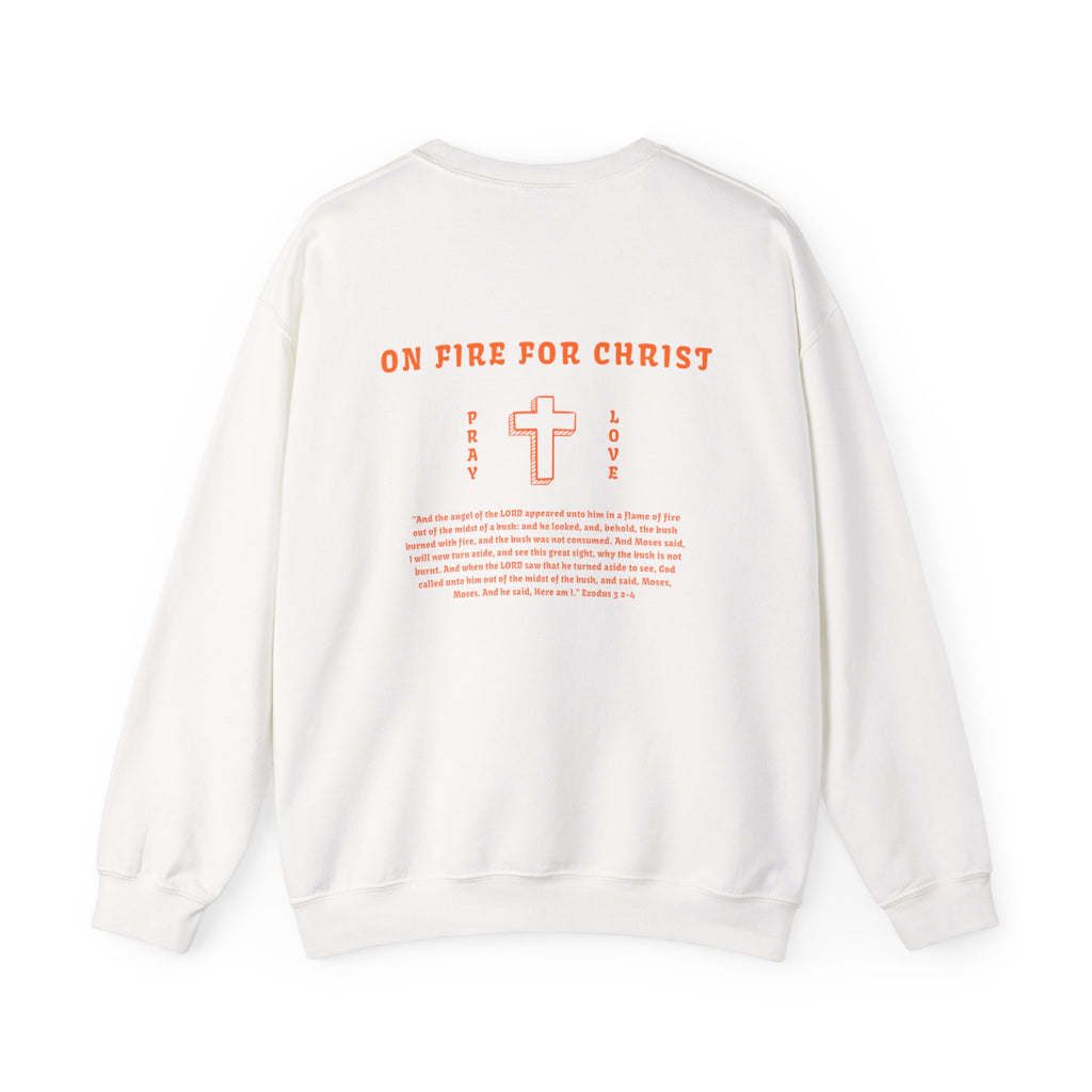 Faith On Fire Crewneck Sweatshirt