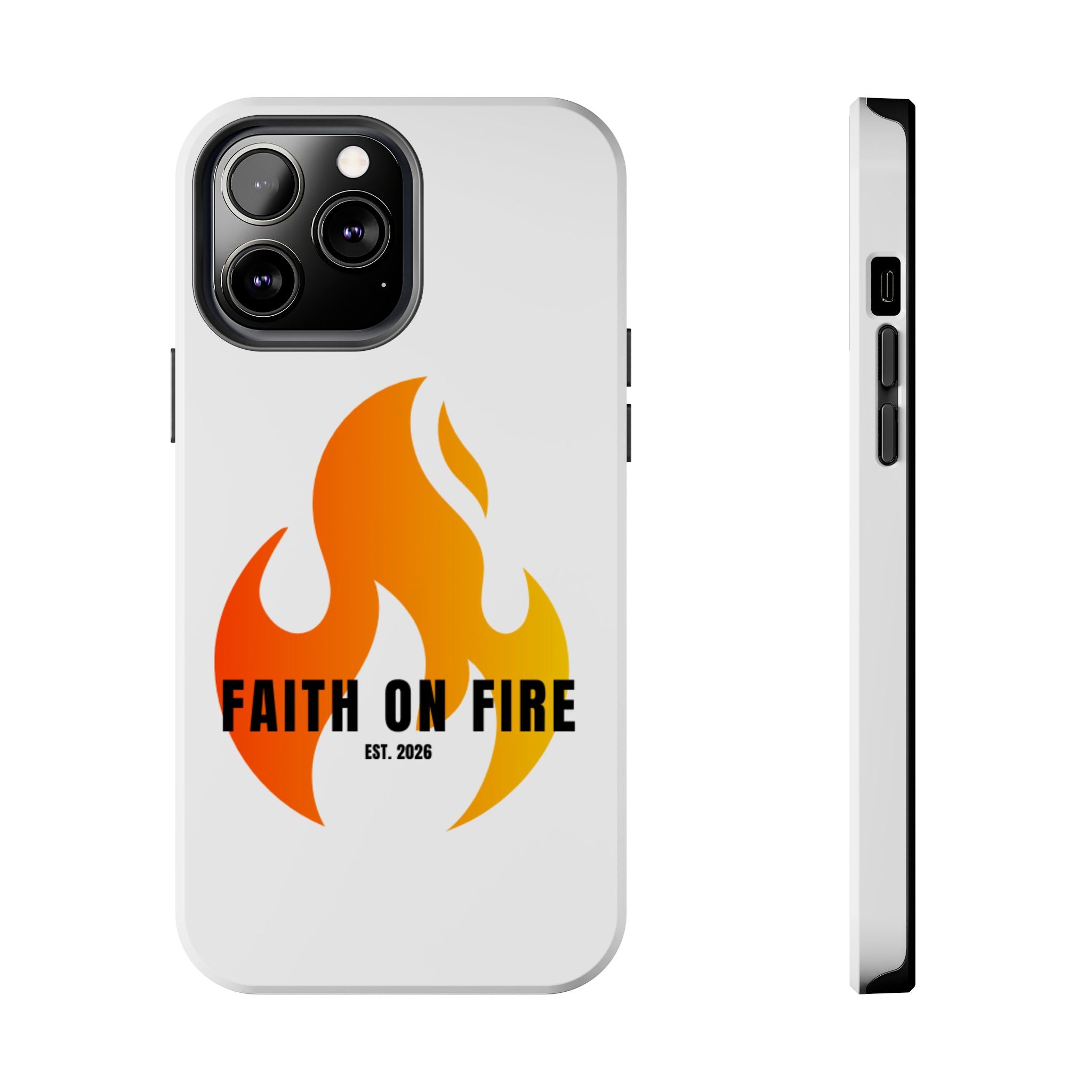 Faith on Fire Phone Case