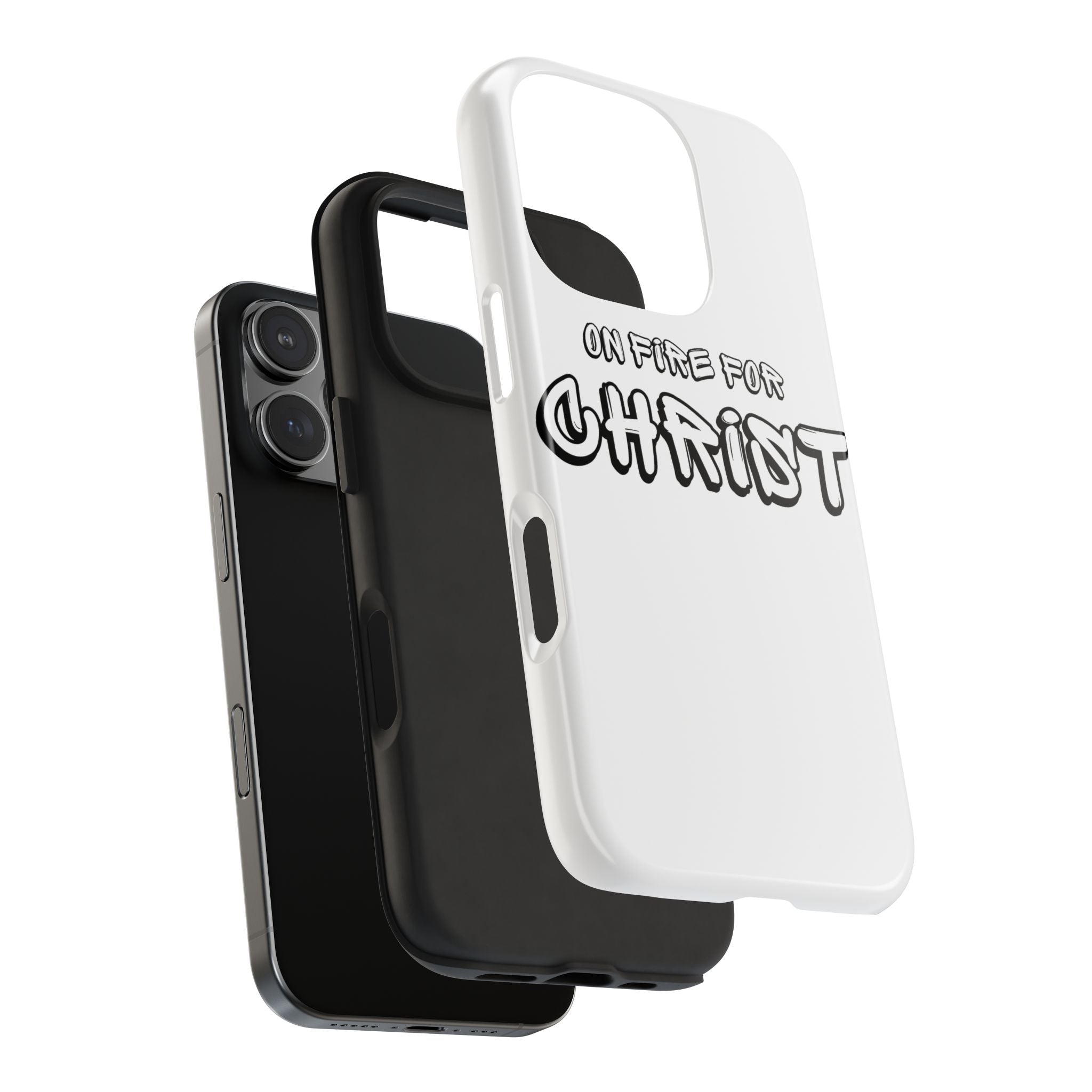"On Fire For Christ" Phone Cases